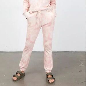 Rails Kingston Joggers in Pink Tie Dye